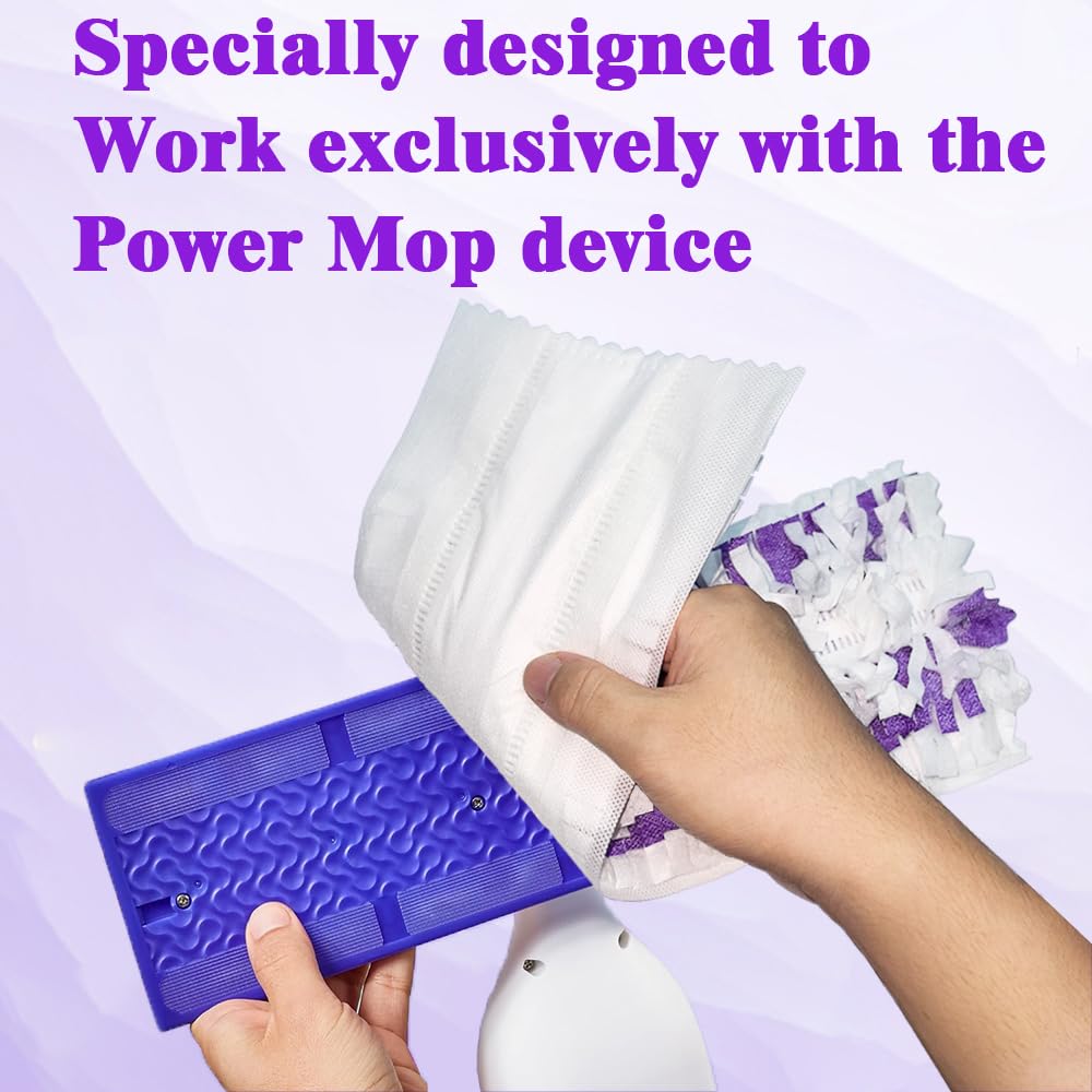 Jednorazowe podkładki do mopa Swiffer PowerMop wielopowierzchniowe wkłady do mopa, bezpieczne na wszystkich gotowych podłogach, kompatybilne z Swiffer PowerMop (20 sztuk)