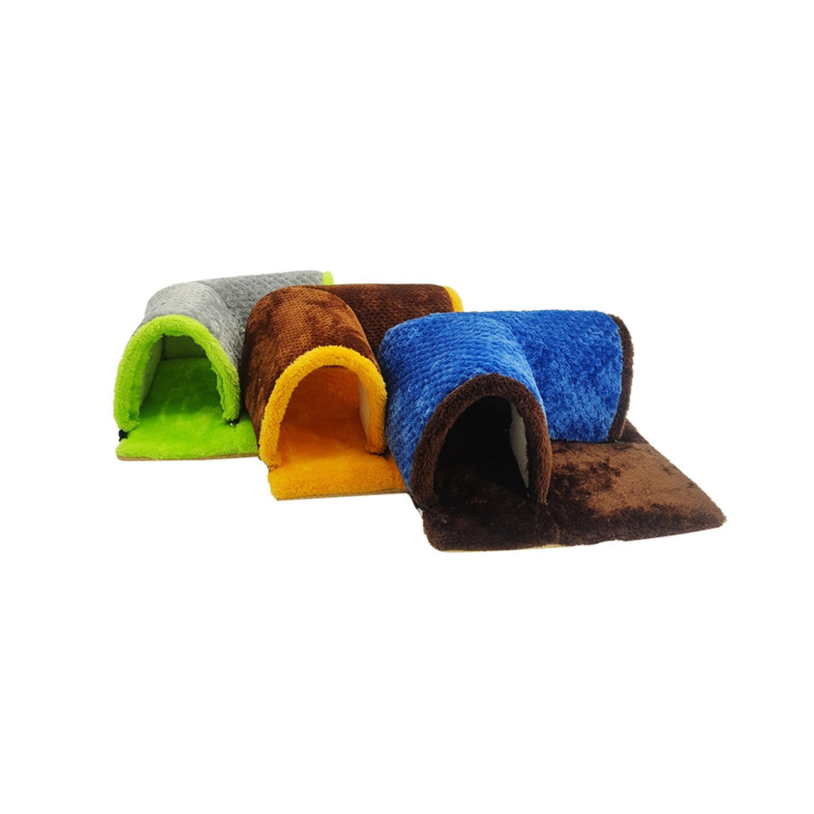 NagetierZusammenklappbar Meerschweinchen (Cavia Porcellus) Kuscheltunnel Für Kleintiere,34×34cm