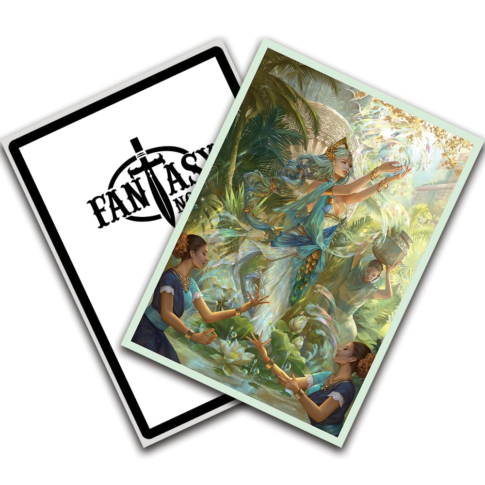 Fantasy North TCG Accessories Fantasy North Textured Matte Card Sleeves -  100 Pack, 66x92mm, For MTG, Pokemon, Lorcana, Clear Front, Acid & PVC Free TCG  Card Sleeves 100 Pack