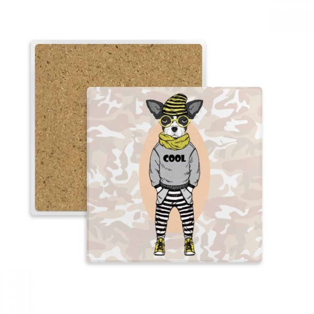 Coaster pour verre motif chien le cadeau parfait pour amis