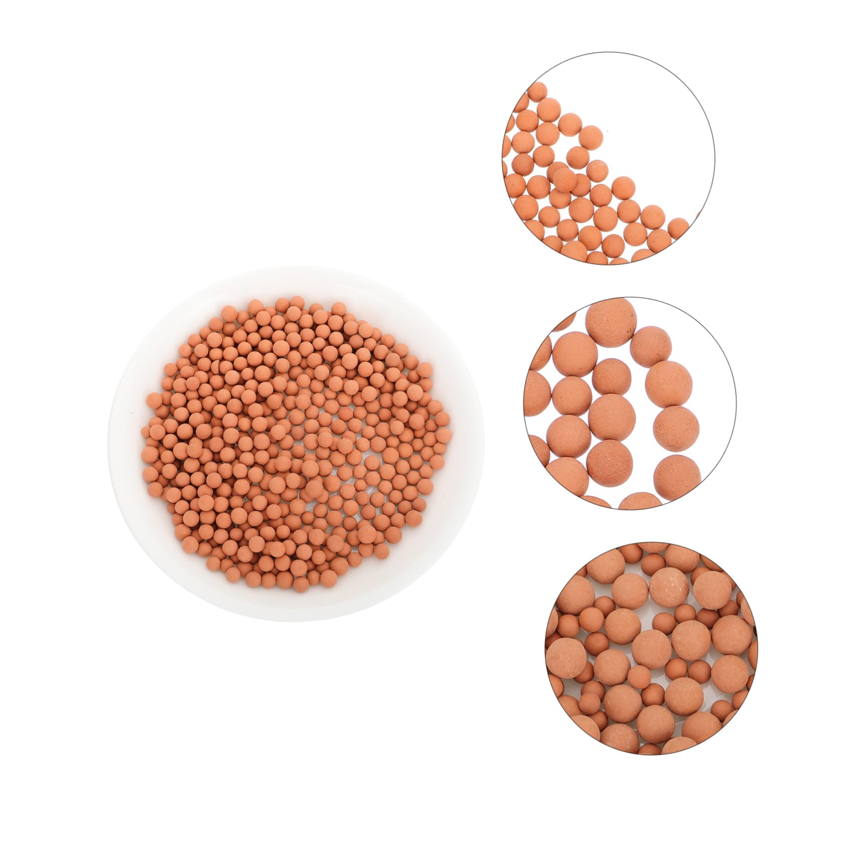 UKCOCO Hydrokultur Blähton für Blumen, 2 Säcke, Rot, Anion Ceramsit