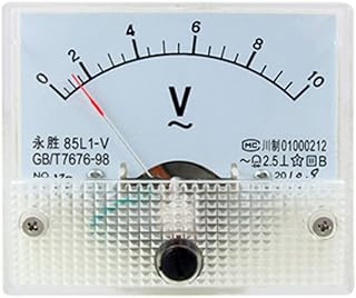 uxcell 85L1 AC 0-10V Rectangle Analog Panel Volt Meter Gauge