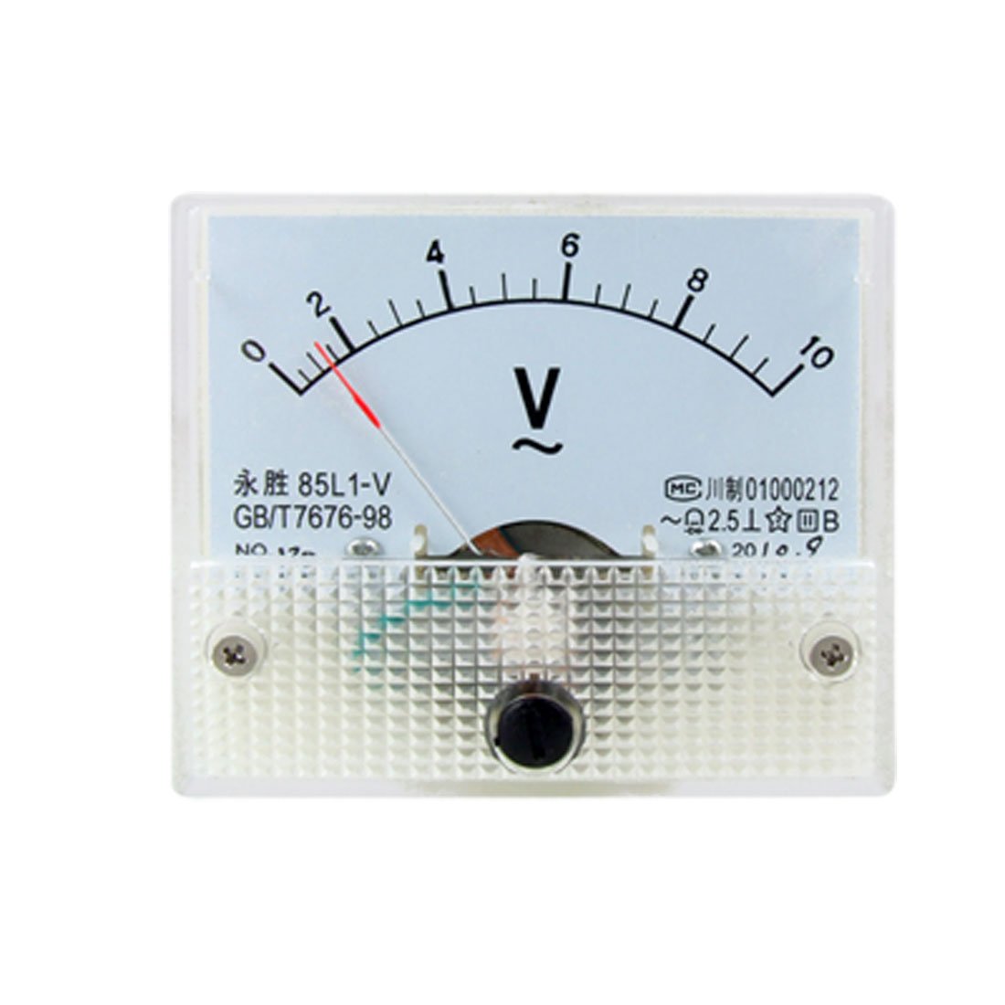 Sourcingmap 85L1 AC 0-10V Rectangle Analog Panel Volt Meter Gauge