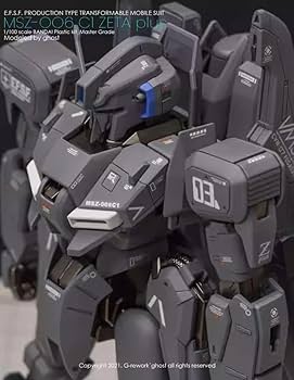 Amazon | ［MG 1：100］MSZ-006C1 ゼータプラス用 水転写式