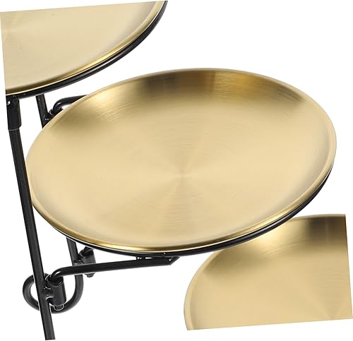 Miniatura 8 de 1 soporte para macetas de 3 niveles para plantas de interior, soporte de metal para plantas de interior, soporte de alambre para macetas, macetas