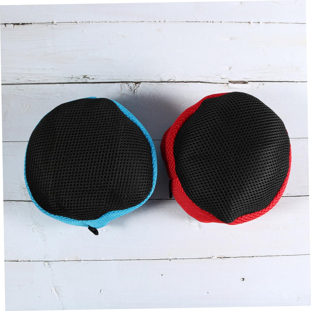 HEMOTON Pet Bowl Portable Travel Dog and Cat Feeding Bowl Mesh Design for Outdoor Water and Food Needs Blue and Red