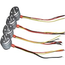 Mini 1104 Brushless Motor 1S-2S ESC 4300KV 6A-12A DC High Speed BLDC Micro FPV Indoor Traversing Airplane RC Drone Airplane2PCS Motor