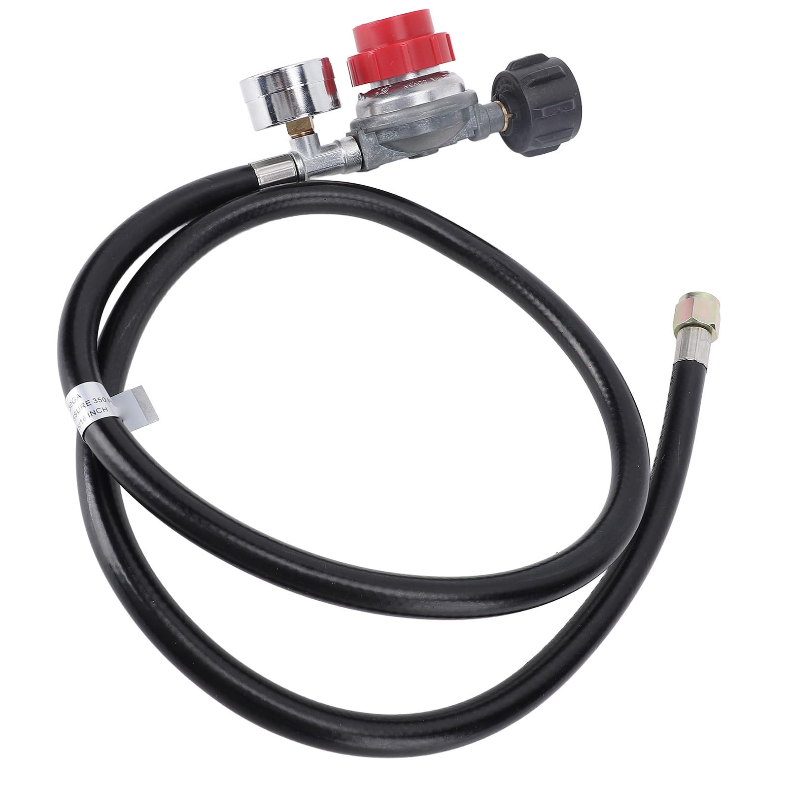 Regolatore di gas ad alta pressione Regolabile 0 a 30 psi per griglie friggitrici 130.000 BTU/ora capacità di 4 piedi