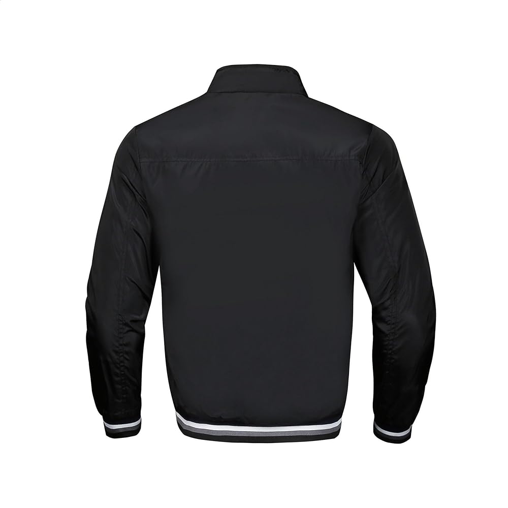 Men's Classic Stand Collar Bomber Jackets Lightweight Long