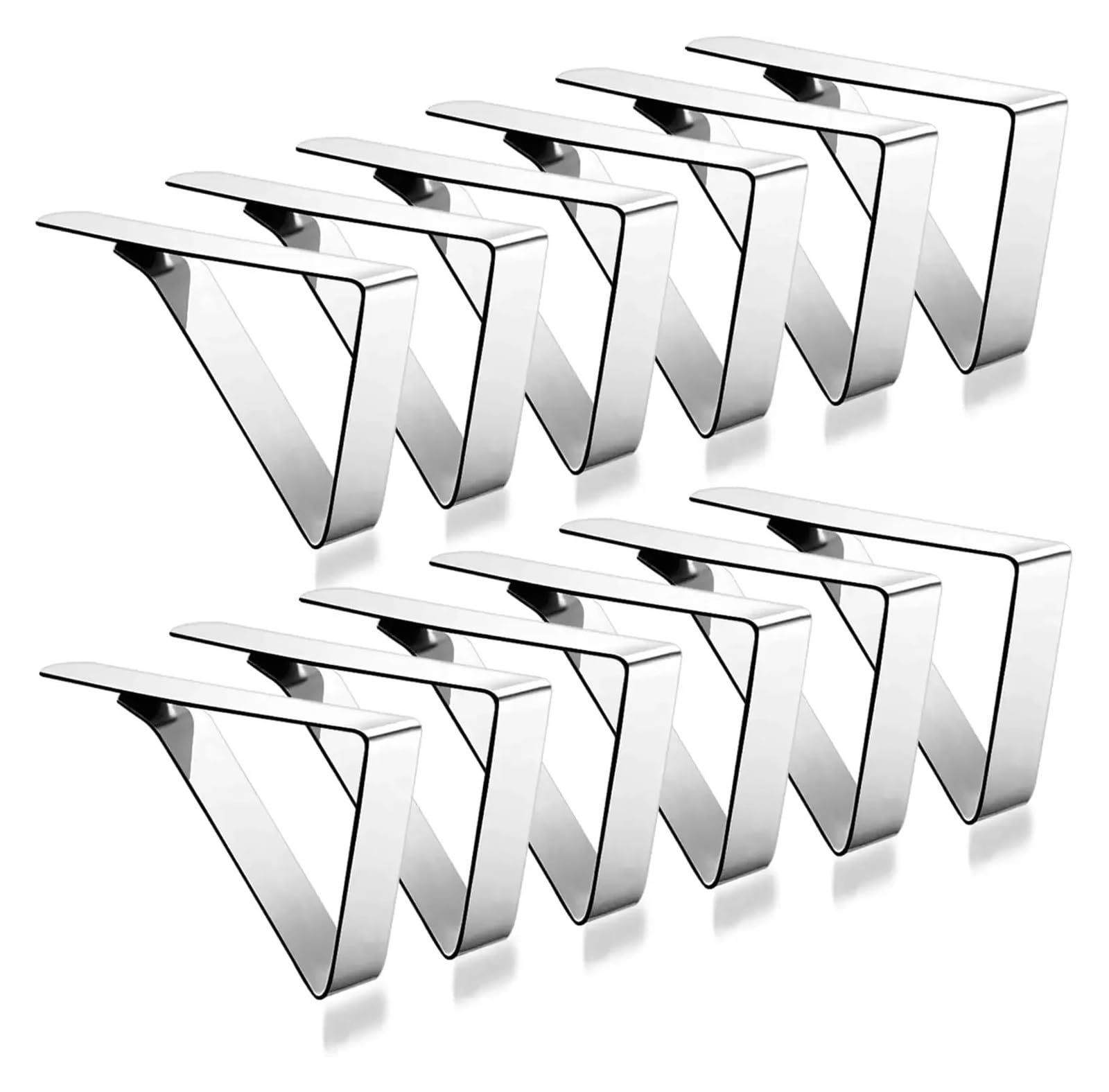Tischdeckenklammern Tablecloth Clips-Picnic Table Cloth Clips-Stainless Steel Cover Clamps-Table Clips for Weddings Party