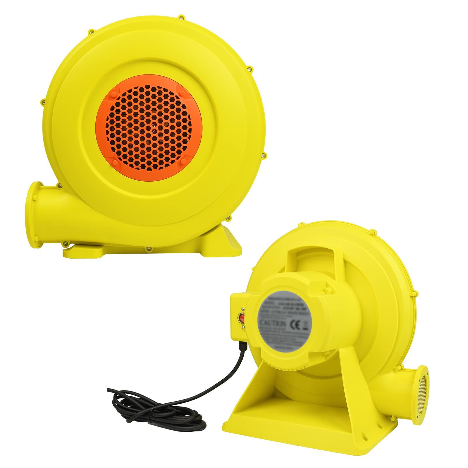 NAIZY Gebläse 450W Radiallüfter 220V-240V 1750Pa 450m³/h für aufblasbare Spielzeuge