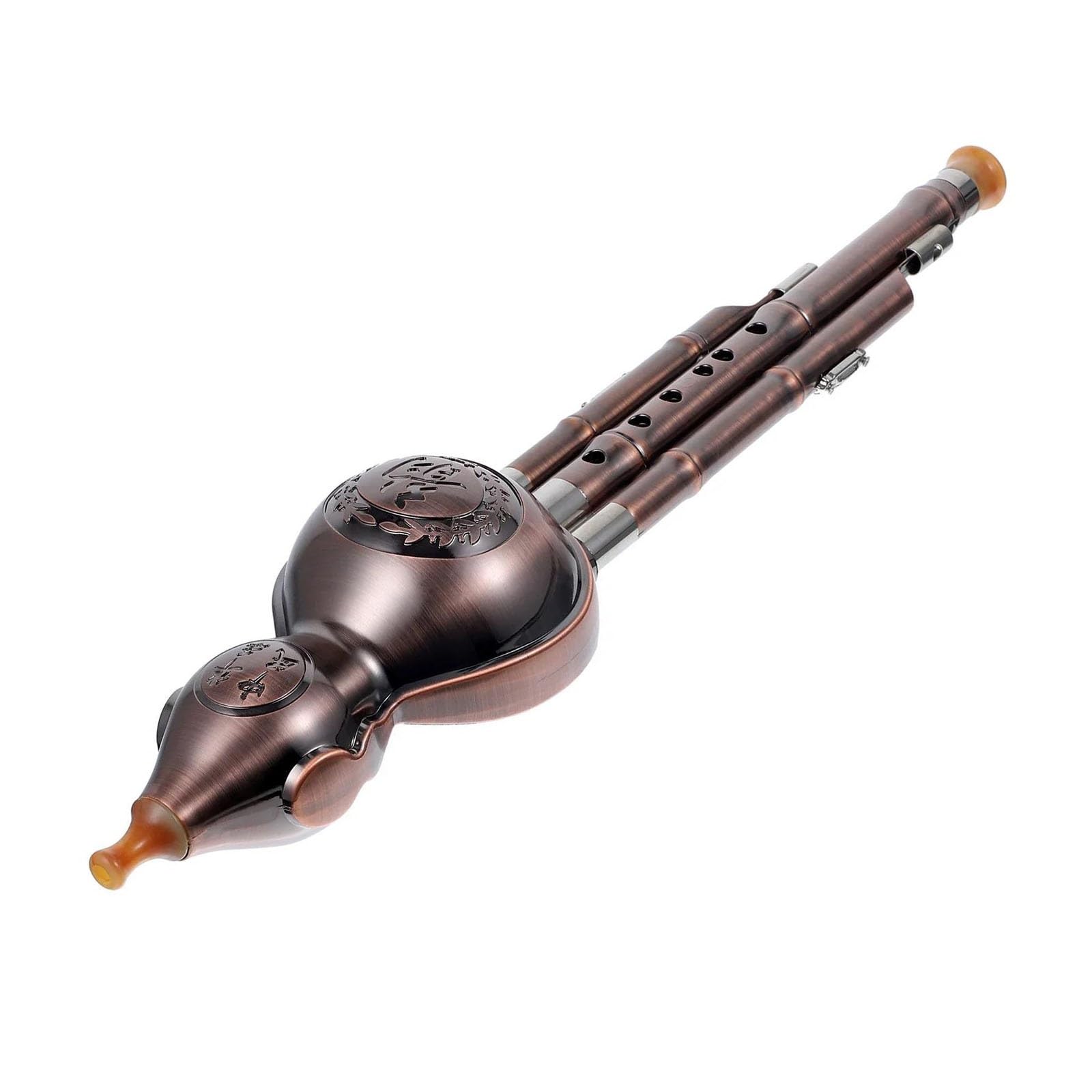 hulusi flöte Hulusi-Instrument Chinesische Shakuhachi-Flöte Dreifarbige Kürbis-Seiden-Musikinstrumente