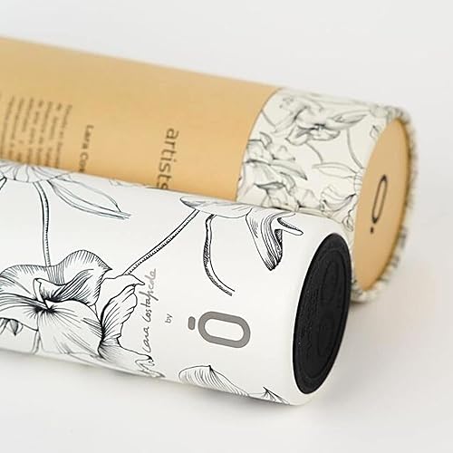 Miniatura 8 de Botella térmica de cerámica Lara Costafreda Collection Nightflower, doble forro de cerámica, tapa a prueba de fugas, mantiene las bebidas frías