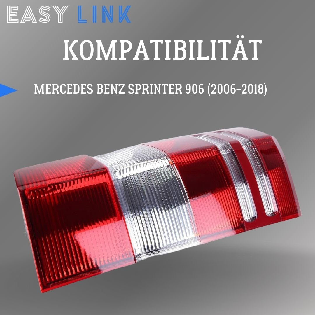 Luces Traseras Para Mercedes Sprinter W906 (2006-2018) - 2 Piezas Izquierda + Derecha