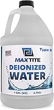 MAXTITE Type II Deionized Water - Laboratory Grade (1 Gallon)