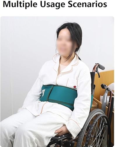 Miniatura 4 de Correa de sujeción de cama de 200 pulgadas Cinturón de cintura anticaídas para ancianos, pacientes ajustables de retención de cama de hospital
