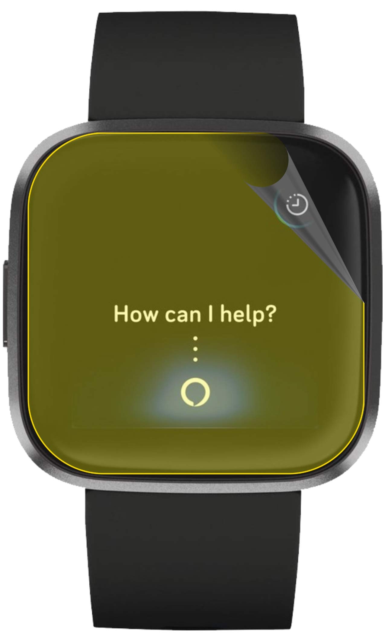 dipos I 3X Pellicola Protettiva Compatibile con Fitbit Versa 2 Pellicola di Protezione I 3D Full Cover