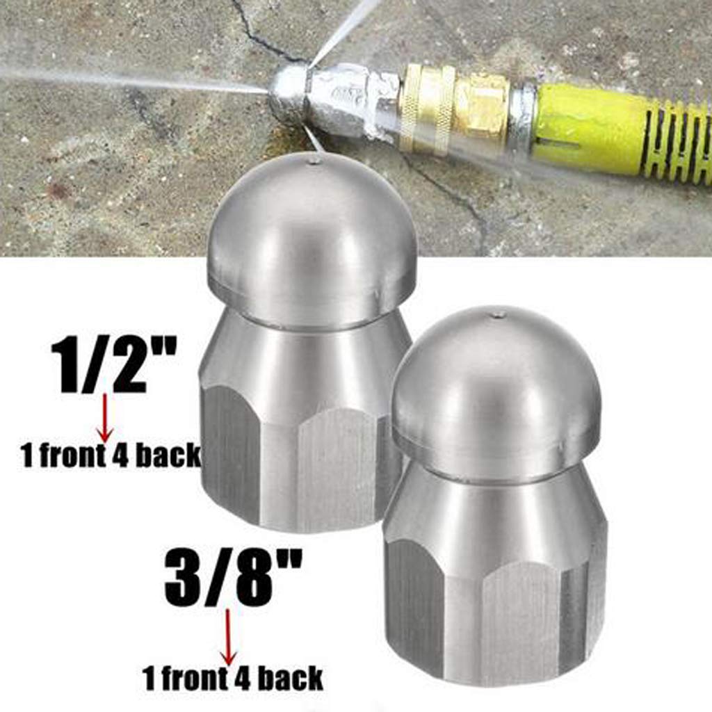 BUSE JETTER ACIER Inoxydable 304 Égout De Vidange Accessoires