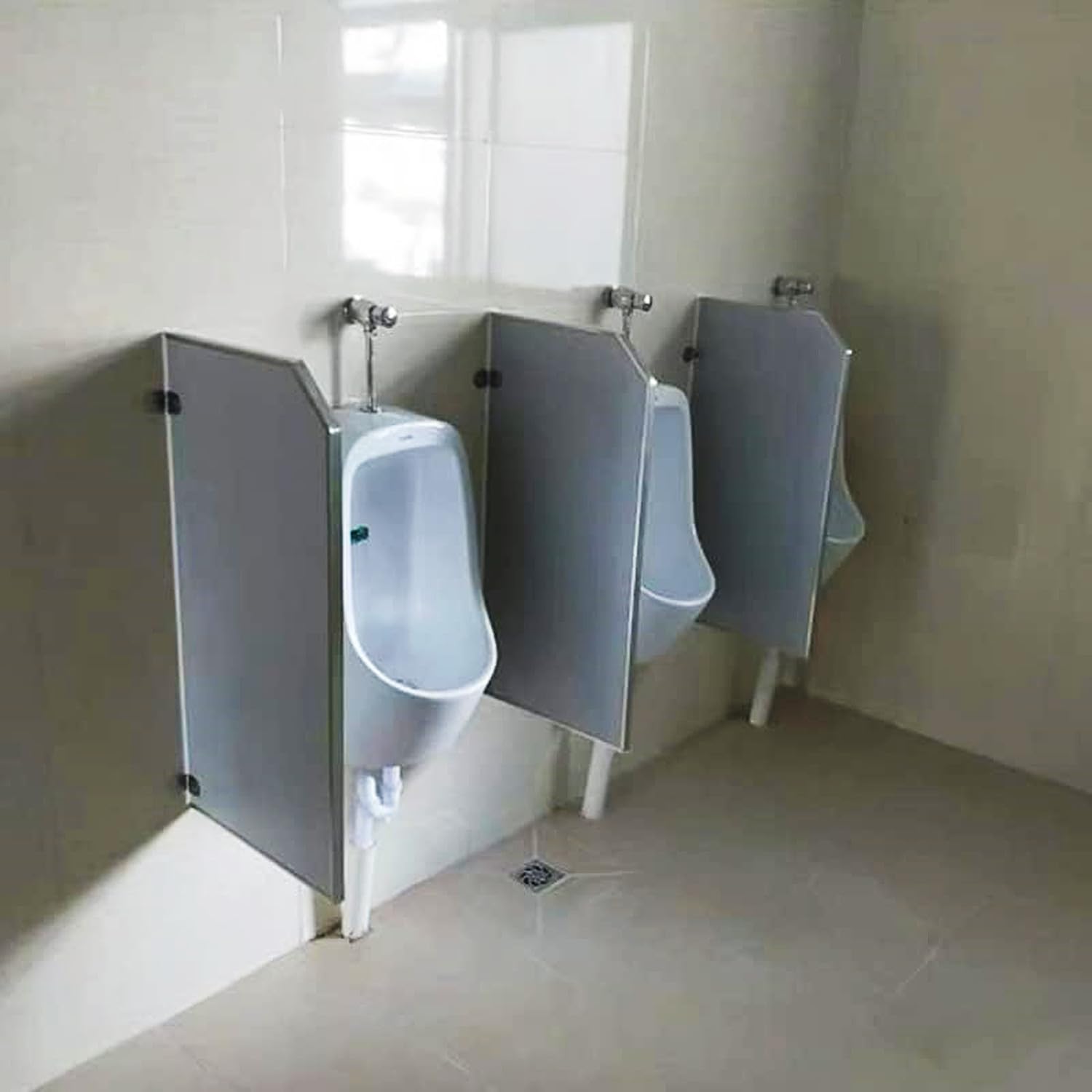 Urinal-Trennwand für Herren, für öffentliche Toiletten, Schulen und Einkaufszentren, Hygiene- und Komfort-Lösung für mehr Privatsphäre, 2 Stück