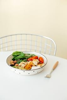 Black Cupid Emaye Bowl Tabağı - Bowl Kase - Salata Kasesi - Sunum Kasesi