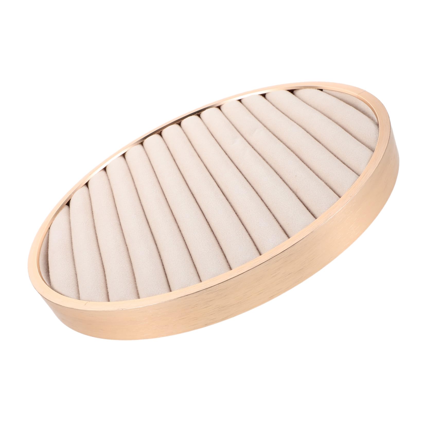 Bandeja Organizadora De Anillos Bandeja Organizadora De Anillos Pequeña Para Joyería Beige