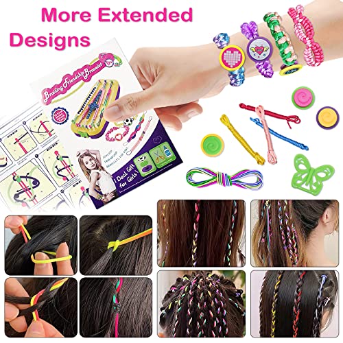 Yazhiji BRA02-21 134Pcs Friendship Bracelet Making Kit Toys For Teen Girls, Ages 6 7 8 9 10 11 12 Year Old Girl Gifts, Birthday Party Present Arts And Crafts Gimp String Jewelry Maker Tool, Kids Diy Activity thumb #2