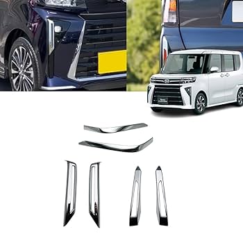 タントカスタム LA650S/660Sフロント サイド ガーニッシュ5点セット2 タントカスタム LA650S/660Sフロント サイド ガーニッシュ5点