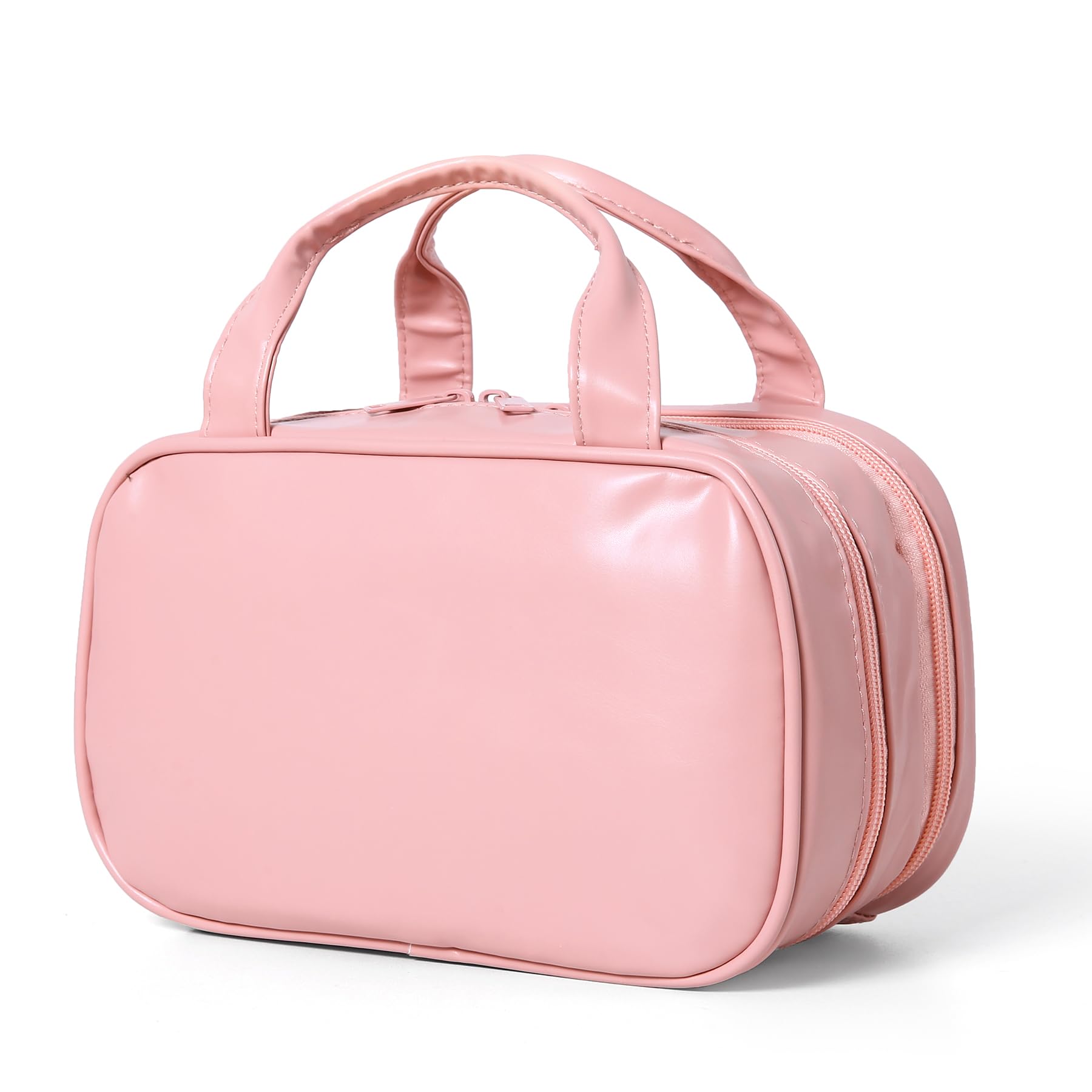 Whicozyfun Wearable Breast Pump Bag, Mini Pumping Pouch Carrying Case for Breastfeeding Mom Double Breast Pump and Diaper Bag Accessories (Pink)