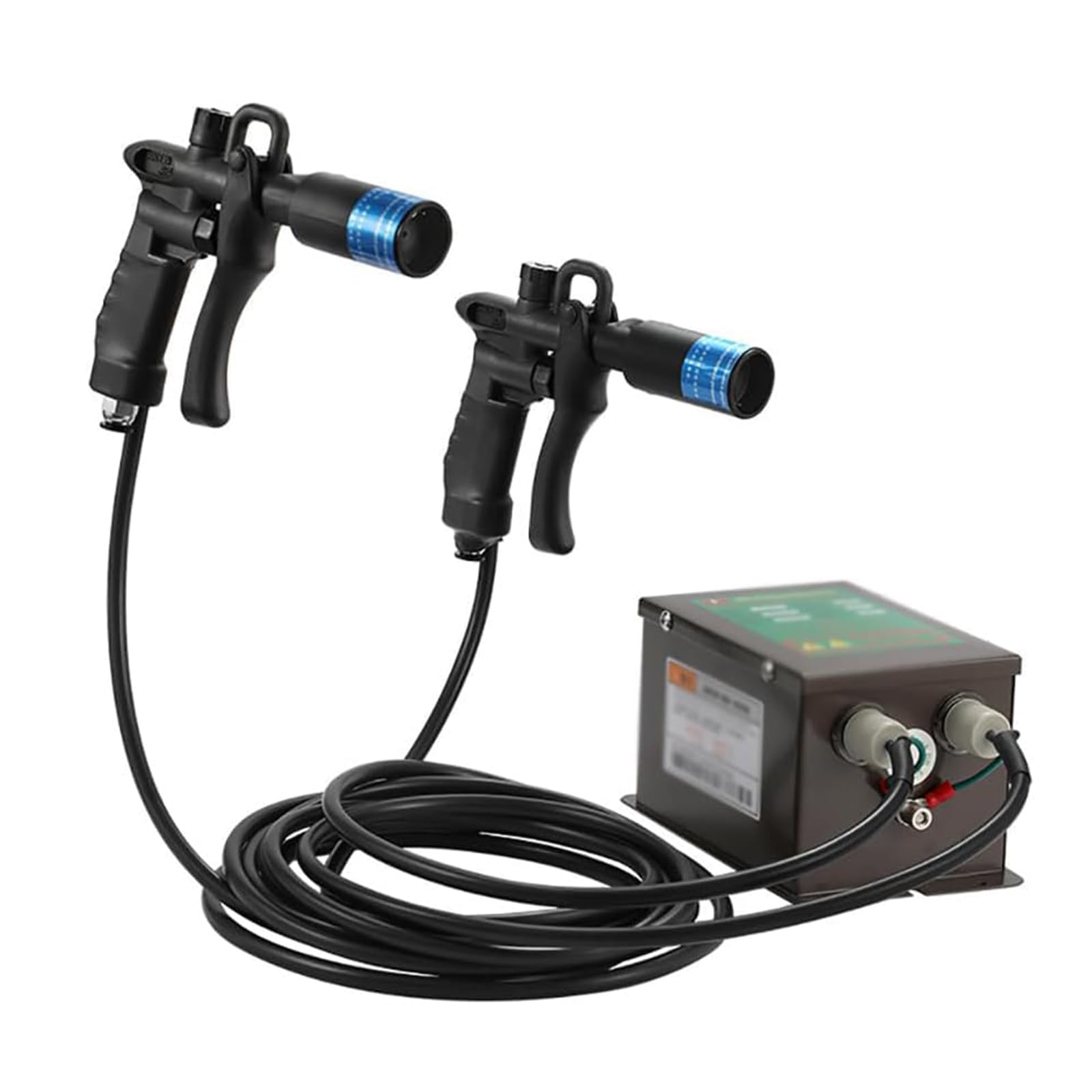 4.6KV Anti Static Ionizer, Professional Ionizing Air Gun with 2 Double Needle Air Gun Tips, Adjustable Wind Speed, for Discharging Static Electricity