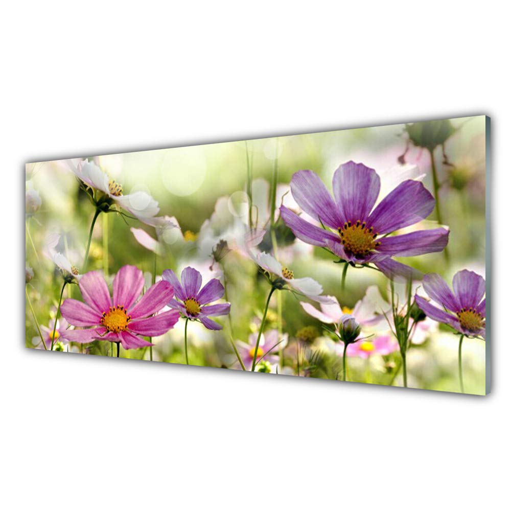 Tableau en verre acrylique nature Tulup pour créer un salon zen et lumineux 125x50