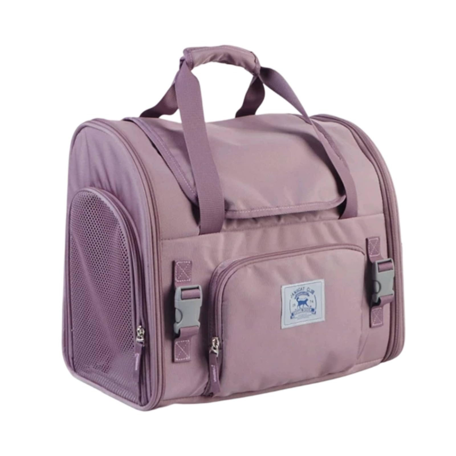 Zaino Trasportino per Animali Domestici Zaino Borsa Pet Carrier Espandibile con Comodo Spazio Tridimensionale E, 紫色双肩款, Zaino Per Animali Domestici Con Spallacci, Modello Medio