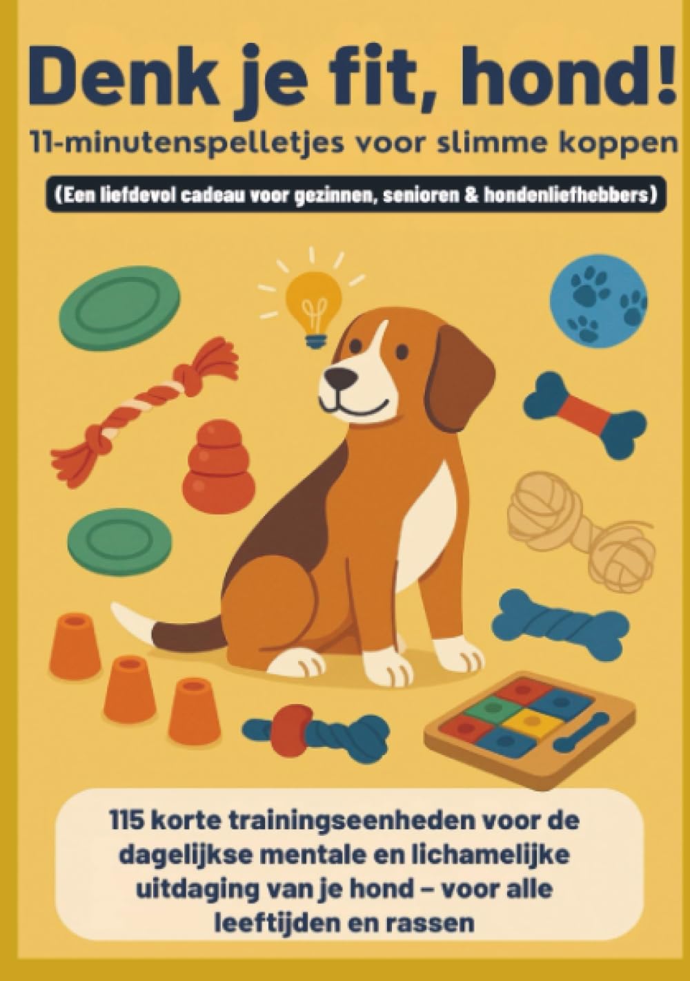 Denk je fit, hond! – 11-minutenspelletjes voor slimme koppen(Een liefdevol cadeau voor gezinnen, senioren & hondenliefhebbers): 115 korte ... van je hond – voor alle leeftijden en rassen