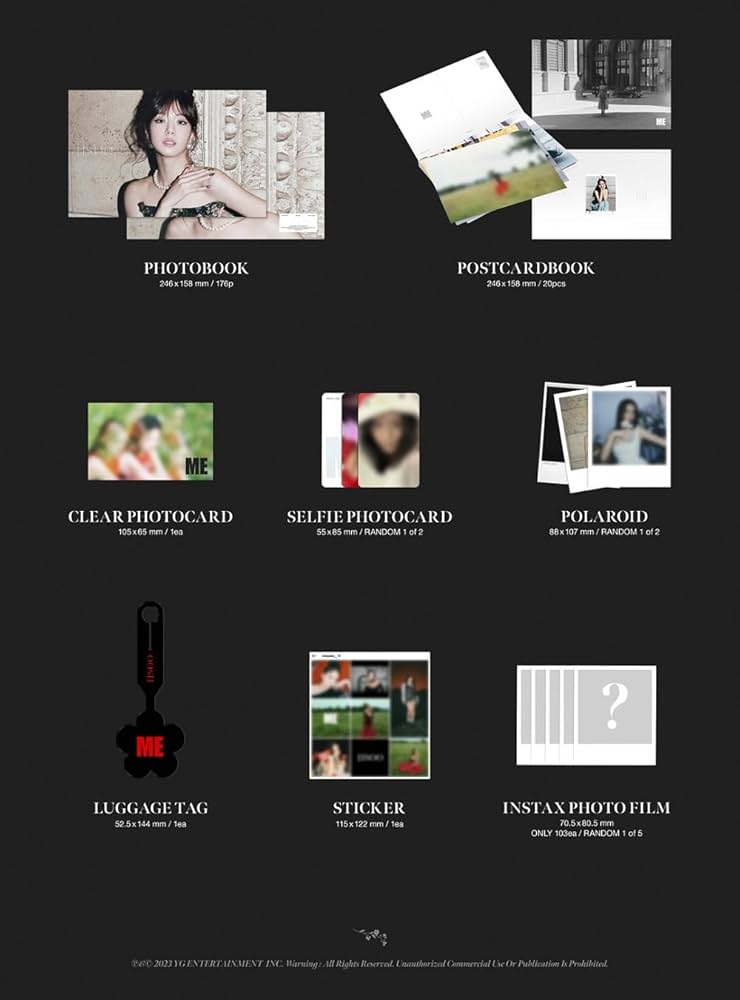 Amazon.com: JISOO BLACKPINK - ME Photobook Special Edition