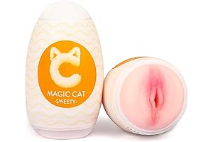 Realistic and Reusable Male Masturbator Egg with Portable Pocket Pussy Egg and...