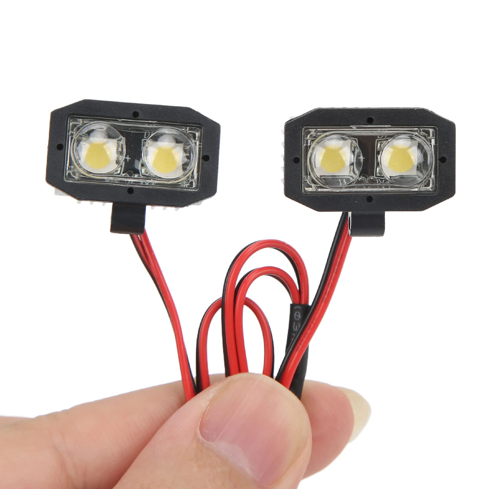 RC Spot Lamp 5 To 7.4V with Black RC Light and White Lighting Color Removable Brackets 2.54JR Connector for Car Truck RC Car Vehicles - Image 2