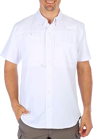 Amazon.com: Reel Legends Mens Saltwater II Short Sleeve Shirt X-Large ...