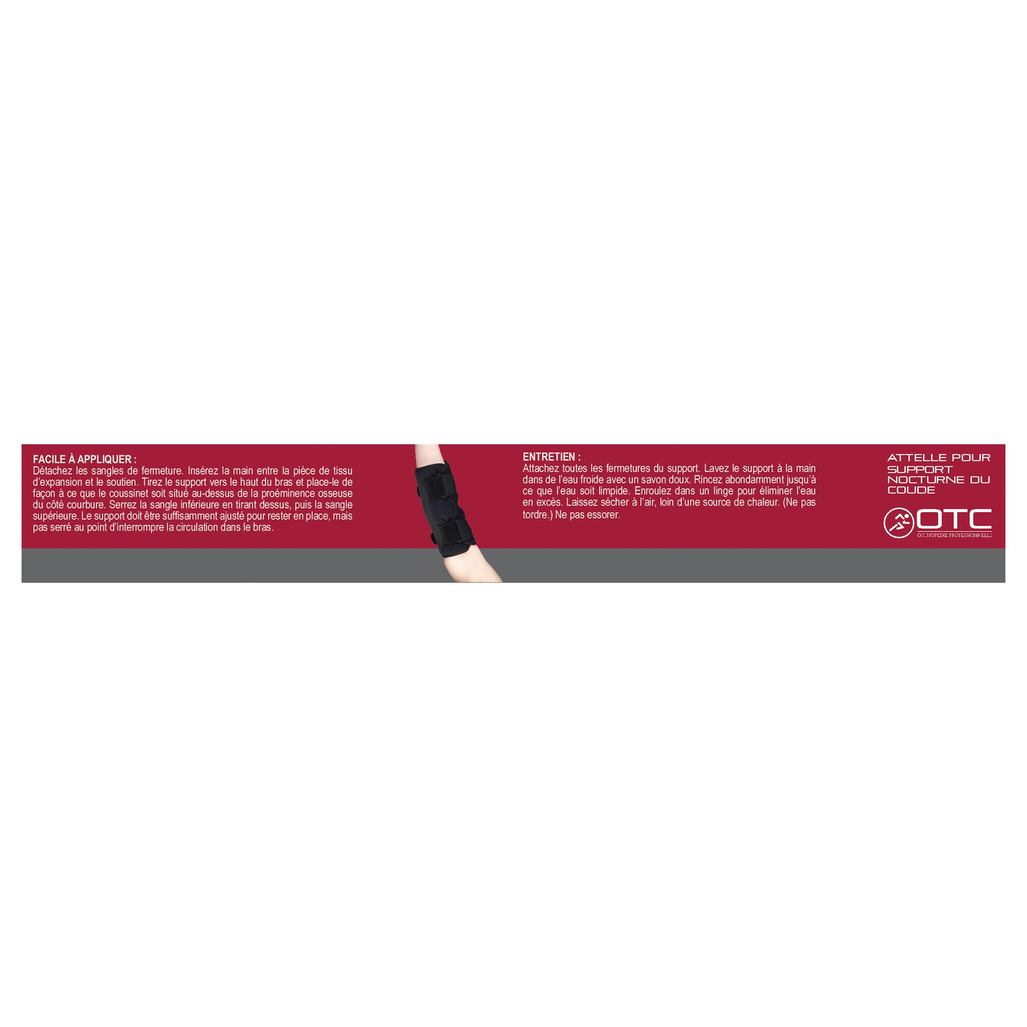 OTC Elbow Splint, Night Splint Immobilizer and Brace Support, X-Large