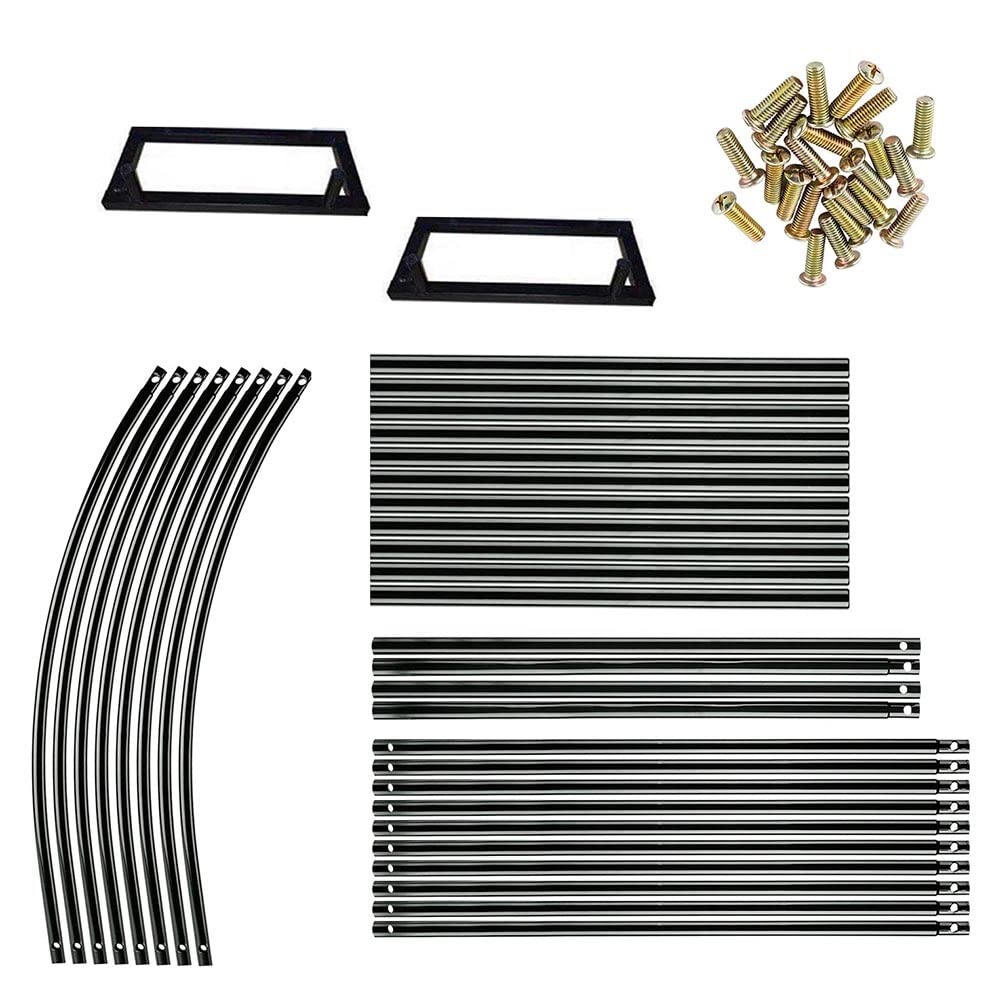 180 350 cm di larghezza arco per rose da giardino in metallo traliccio cancello per piante rampicanti e rose, decorazione per matrimoni, supporto floreale, design resistente nero (dimensioni: 180 x