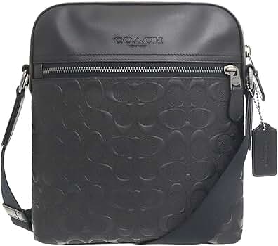 ✨美品✨コーチ　ショルダーバッグ　フライトバッグ　スクエア型　レザー　ブラック COACH コーチ ショルダーバッグ フライトバッグ レザー スクエア