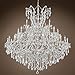 Maria Theresa 41 Light 52" Chrome Chandelier with Swarovski Crystals