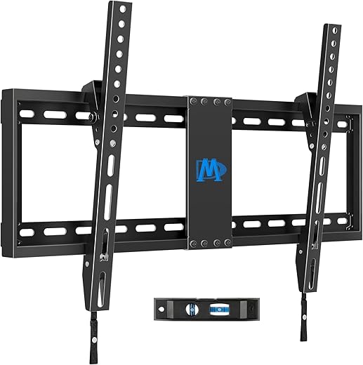 Mounting Dream TV Mount for Most 37-70 Inch TV, Universal Tilt TV Wall Mount Fit 16", 18", 24" Stud with Loading Capacity 132lbs, Max Vesa 600 x 400mm, Low Profile Flat Wall Mount Bracket