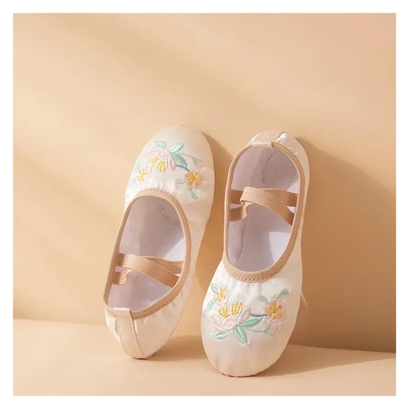 Scarpe Danza Classica Bambina Scarpe da Ballo con Suola Morbida, Scarpe da Ballo for Bambini, Stile Classico, con Lacci, da Donna
