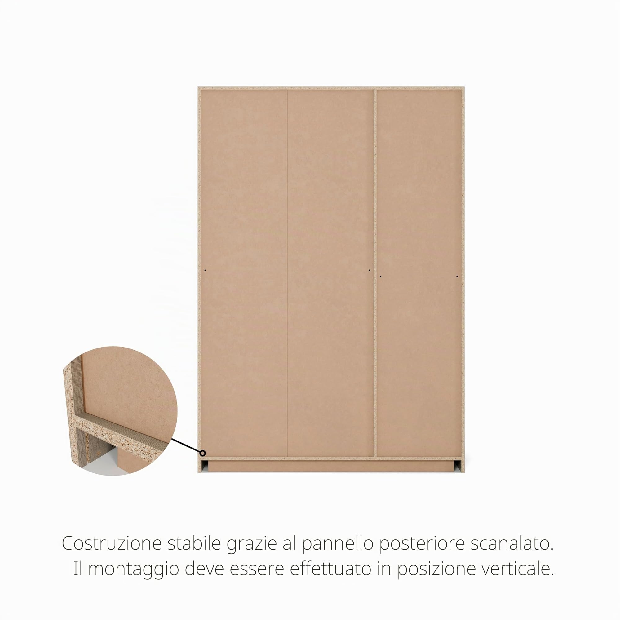 Rauch Möbel Subito Armadio a 2 Ante con 2 Ripiani e 2 aste Appendiabiti, Legno, Bianco, 181 x 197 x 61 cm