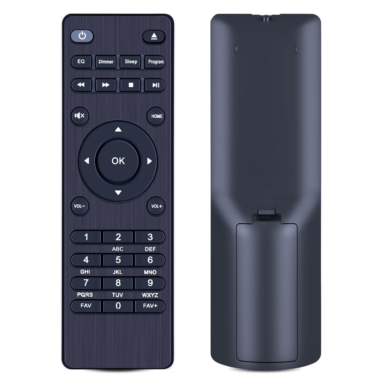 Replacement Remote Control Compatible with Majority Homerton CD player internet DAB radio system King's (Not for Majority Oakington or Majority Bard)