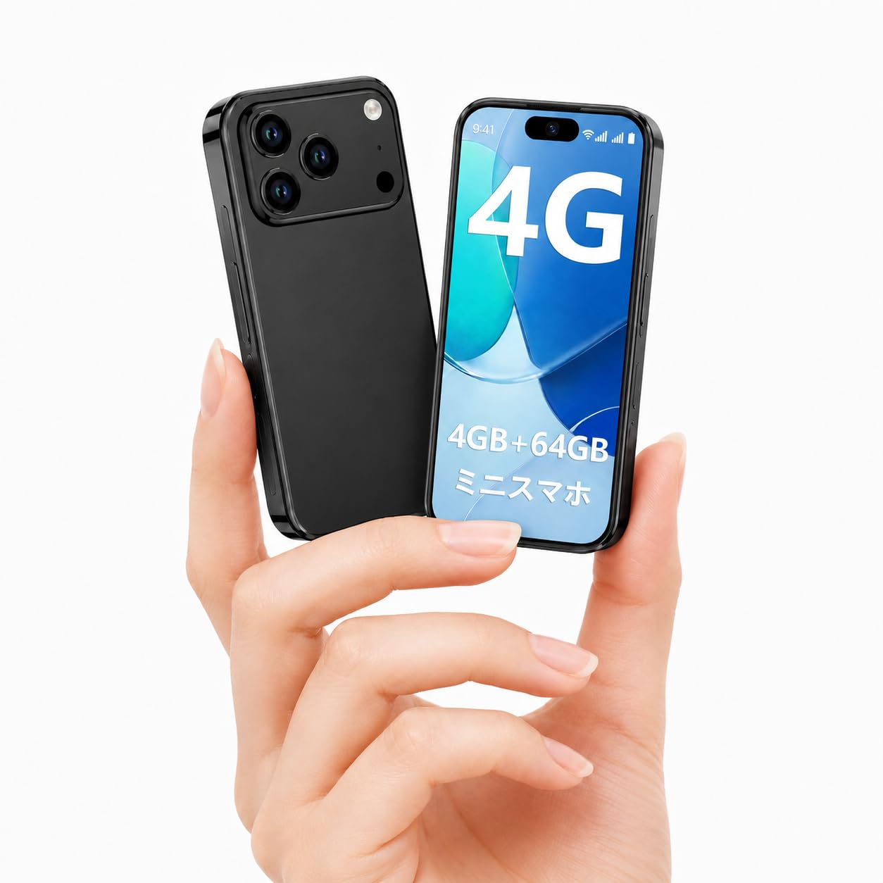 Amazon | ミニスマホ SIMフリー 本体 キッズスマホ サブ機 小型 4G