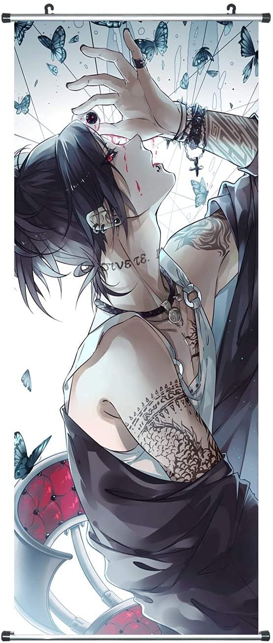 CosplayStudio Large Tokyo Ghoul Scroll Picture Cocoemono Fabric 100 x 40 cm with Uta Motif
