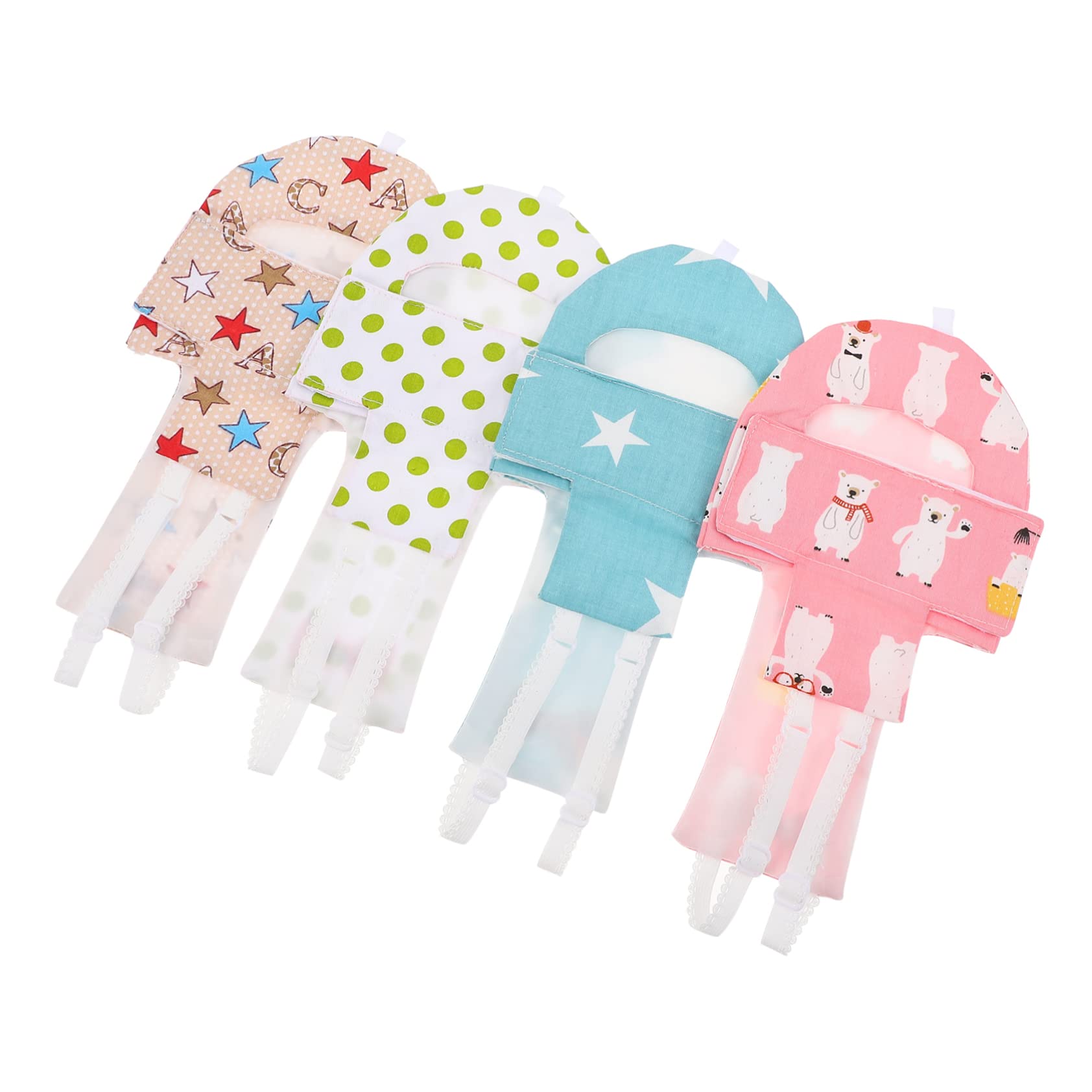 Lot De 4 Couches en Coton pour Oiseaux, Vêtements Légers Et Réutilisables, Taille M, Confortable pour Perroquets Et Petits Oiseaux, Adapté Au Quotidien Et Sorties en Extérieur