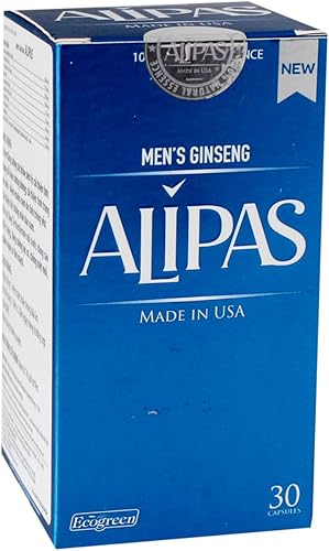 01 Cajas*30 Cápsulas - ALIPAS Ginseng Platino - 100% Natural
