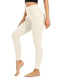 High Waist Leggings for Women - Opaque&comma; Soft Tummy Control Athletic Pants for Yoga&comma; Running&comma; Workout and Gym
