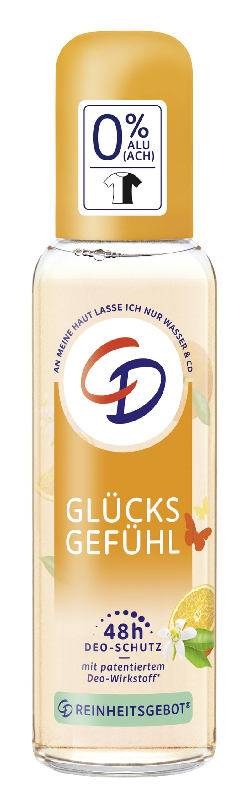 CD DEO ZERSTAEUBER GLUECK | 75 ml | Deodorant ohne Aluminiumsalze | langanhaltender Schutz für 24 h